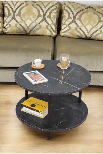 Sofabord Hanah Home Peka Square (Ø60 x H43 cm) Marmor - Marmor - Møbler - Bord - Sofabord & salongbord