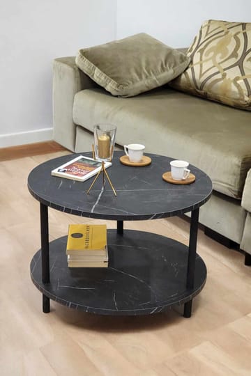 Sofabord Hanah Home Peka Square (Ø60 x H43 cm) Marmor - Marmor - Møbler - Bord - Sofabord & salongbord