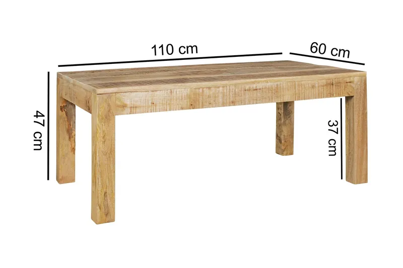 Hanck Sofabord 110 cm - MangoTre - Møbler - Bord - Sofabord & salongbord