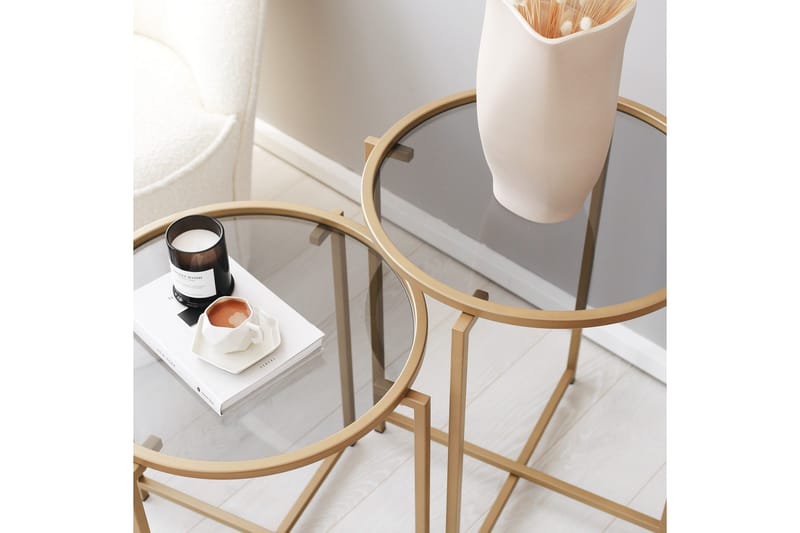 Hardinwre Sofabord 50 cm Rundt 2 pk - Møbler - Bord - Sofabord & salongbord