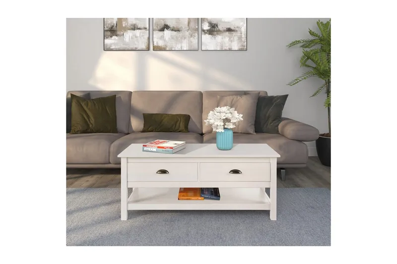 Sofabord Harry Hvit - Hvit - Møbler - Bord - Sofabord & salongbord