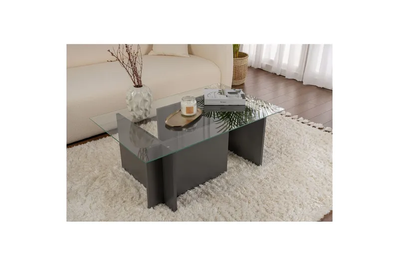 Sofabord Haruto Antrasitt - Antrasitt - Møbler - Bord - Sofabord & salongbord