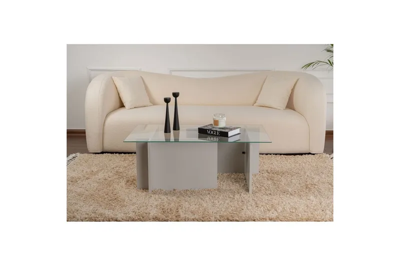 Sofabord Haruto Grå - Grå - Møbler - Bord - Sofabord & salongbord