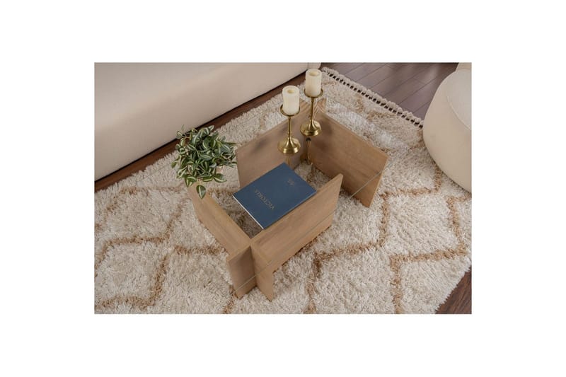 Sofabord Haruto Honey Oak - Honey Oak - Møbler - Bord - Sofabord & salongbord