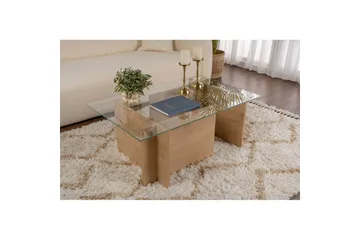 Sofabord Haruto Honey Oak - Honey Oak - Møbler - Bord - Sofabord & salongbord