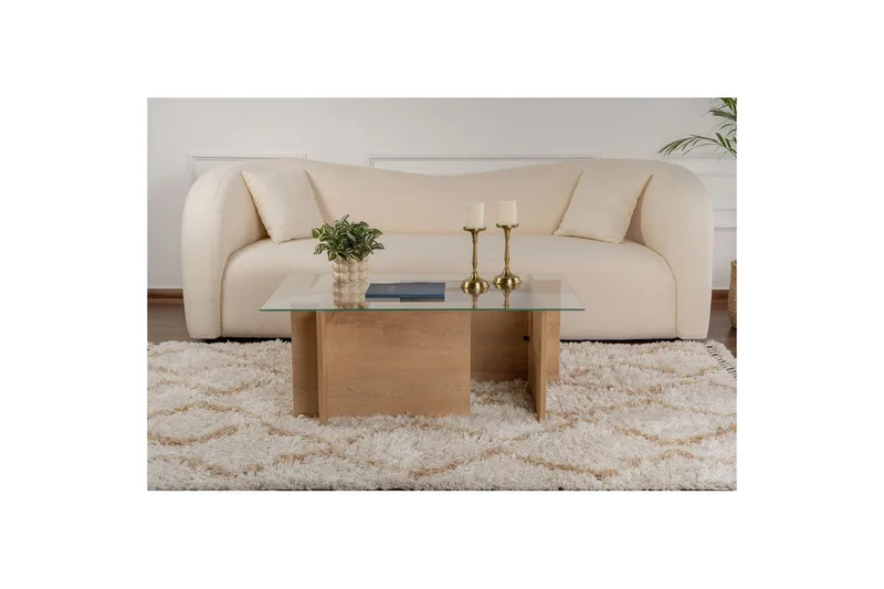 Sofabord Haruto Honey Oak - Honey Oak - Møbler - Bord - Sofabord & salongbord