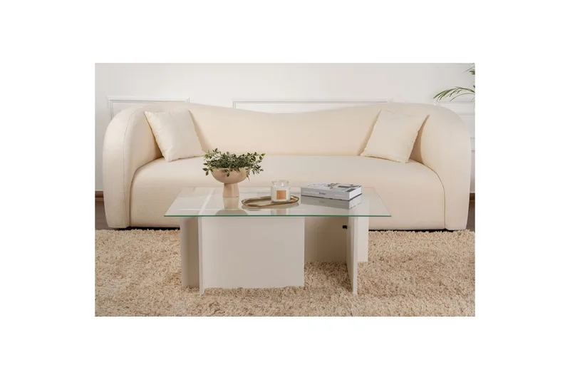 Sofabord Haruto Trehvit - Trehvit - Møbler - Bord - Sofabord & salongbord