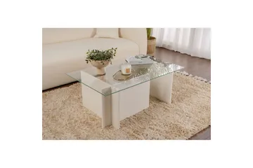 Sofabord Haruto Trehvit - Trehvit - Møbler - Bord - Sofabord & salongbord