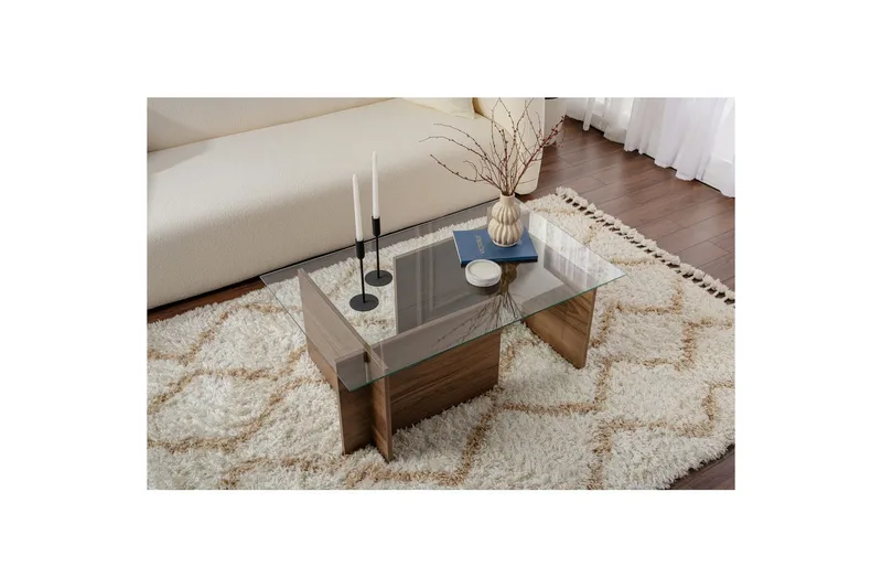 Sofabord Haruto Valnøtt - Valnøtt - Møbler - Bord - Sofabord & salongbord