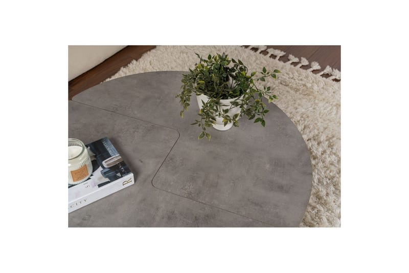 Sofabord Haruya Betonggrå - Betonggrå - Møbler - Bord - Sofabord & salongbord