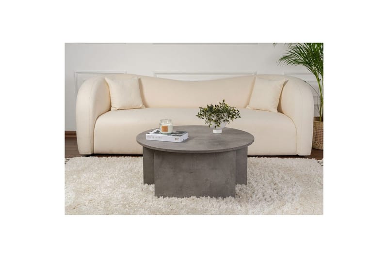 Sofabord Haruya Betonggrå - Betonggrå - Møbler - Bord - Sofabord & salongbord