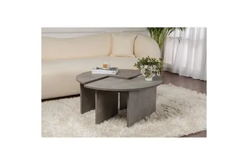 Sofabord Haruya Betonggrå - Betonggrå - Møbler - Bord - Sofabord & salongbord