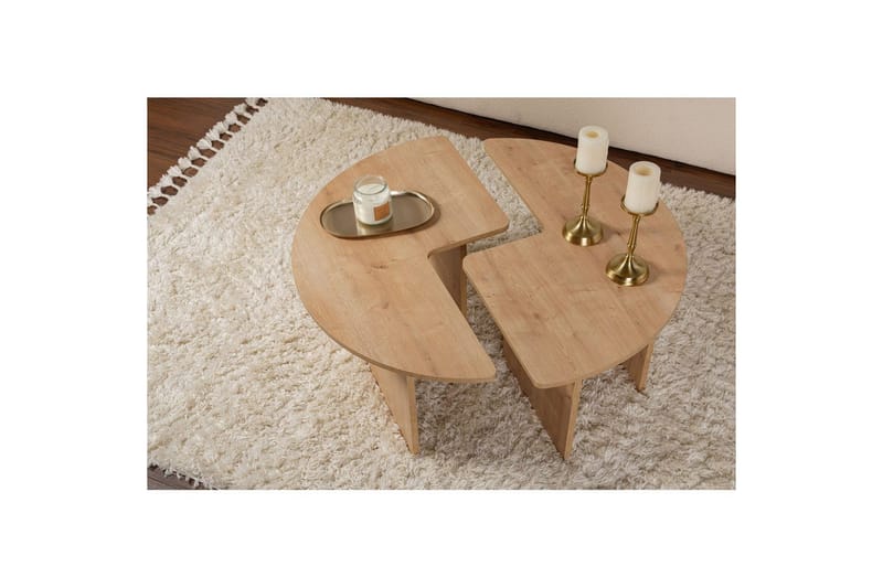 Sofabord Haruya Eik - Eik - Møbler - Bord - Sofabord & salongbord