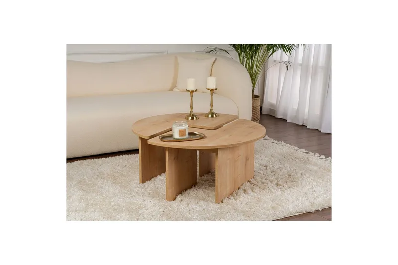 Sofabord Haruya Eik - Eik - Møbler - Bord - Sofabord & salongbord