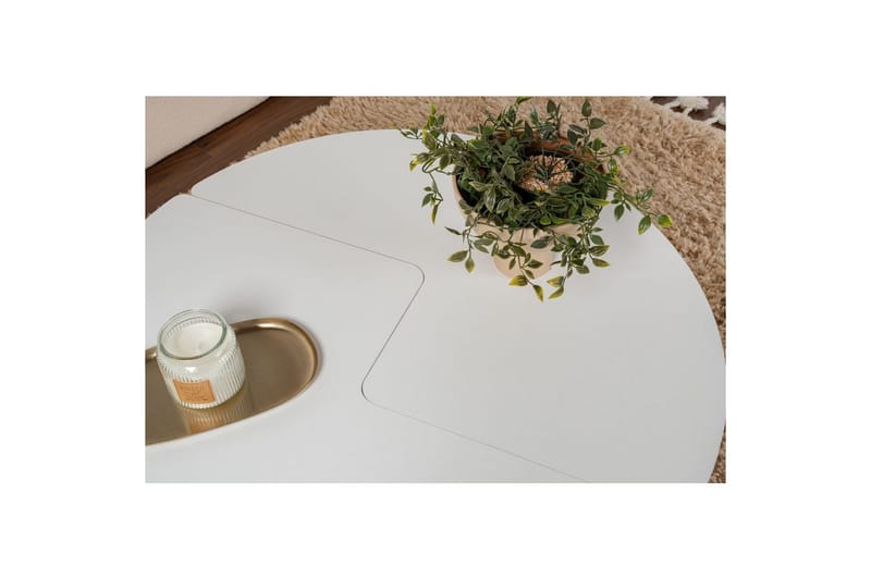 Sofabord Haruya Naturlig Hvit - Naturlig Hvit - Møbler - Bord - Sofabord & salongbord