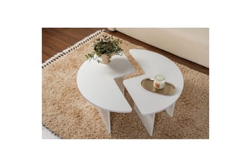 Sofabord Haruya Naturlig Hvit - Naturlig Hvit - Møbler - Bord - Sofabord & salongbord