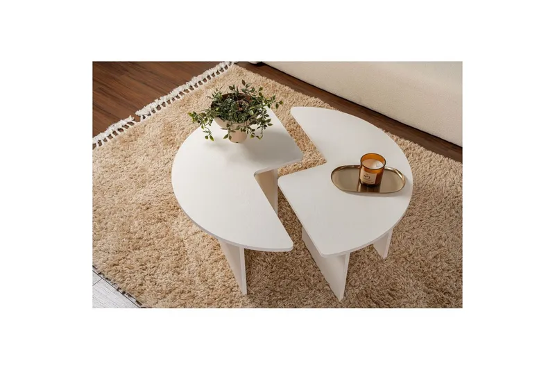 Sofabord Haruya Tre Hvit - Tre Hvit - Møbler - Bord - Sofabord & salongbord