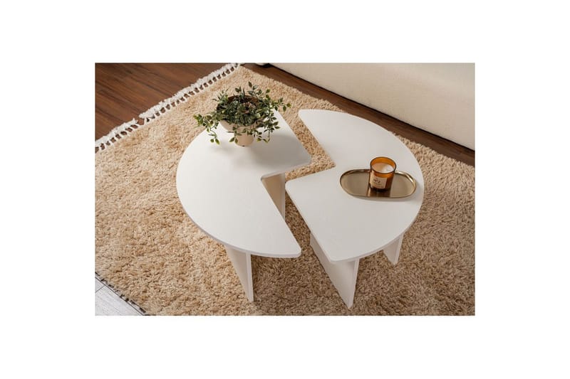 Sofabord Haruya Tre Hvit - Tre Hvit - Møbler - Bord - Sofabord & salongbord