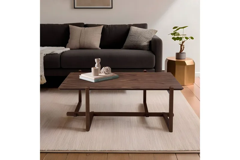 Sofabord Harven Valnøtt - Mellomfarget tre - Møbler - Bord - Sofabord & salongbord