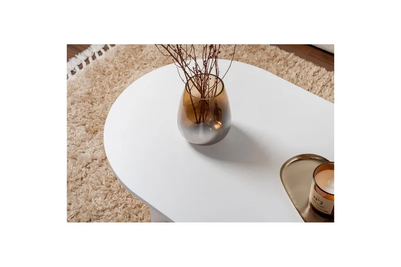 Sofabord Hasina Hvit - Hvit - Møbler - Bord - Sofabord & salongbord