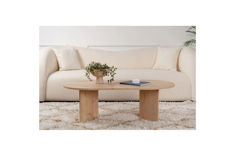 Sofabord Hasina Safir Eik - Safir Eik - Møbler - Bord - Sofabord & salongbord