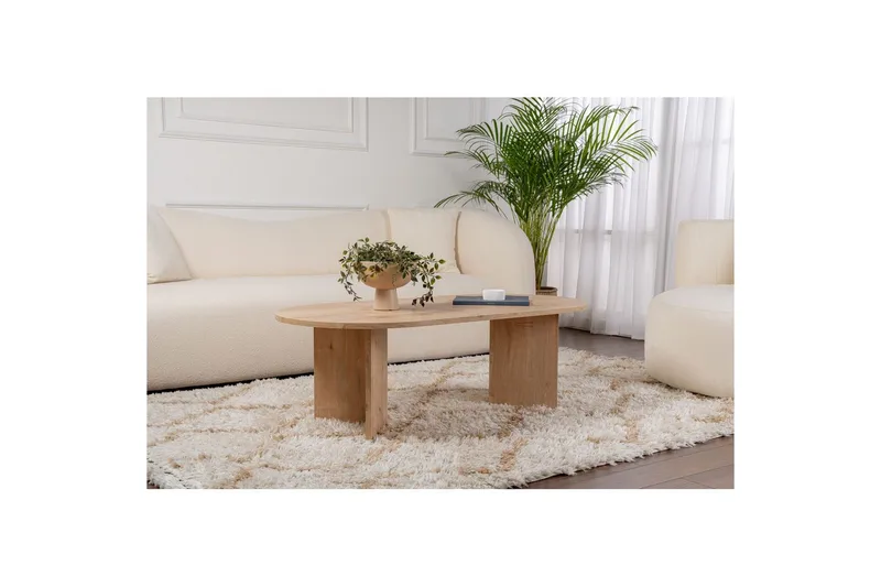 Sofabord Hasina Safir Eik - Safir Eik - M øbler - Bord - Sofabord & salongbord