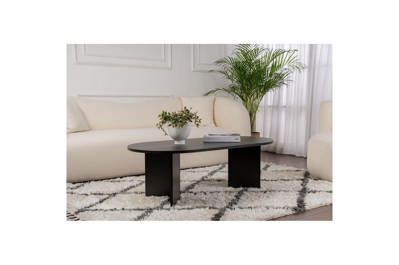 Sofabord Hasina Tre Svart - Tre Svart - Møbler - Bord - Sofabord & salongbord