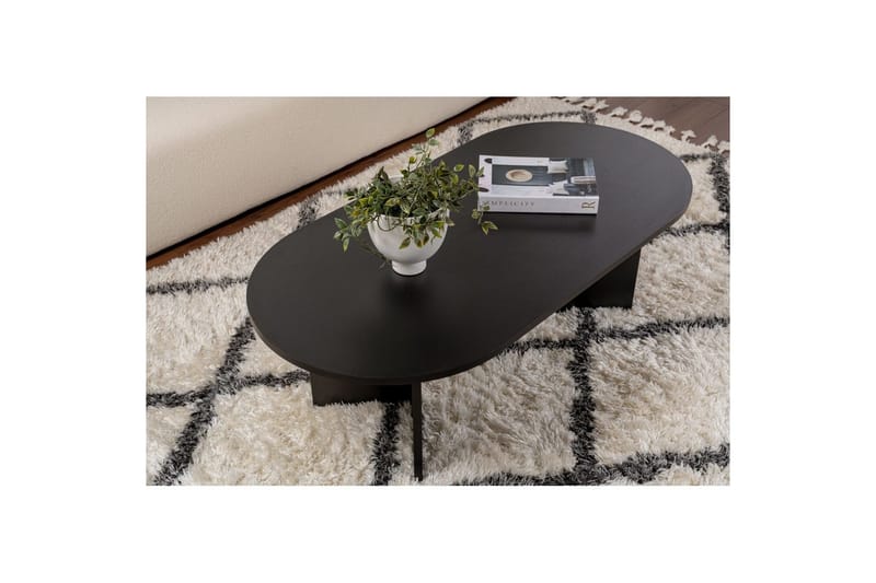 Sofabord Hasina Tre Svart - Tre Svart - Møbler - Bord - Sofabord & salongbord