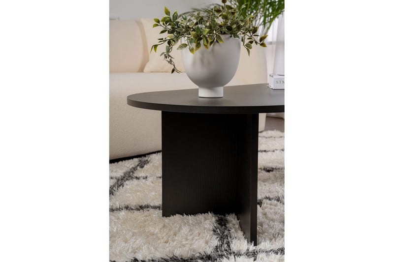 Sofabord Hasina Tre Svart - Tre Svart - Møbler - Bord - Sofabord & salongbord