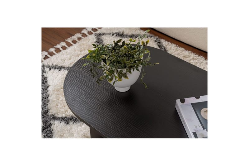 Sofabord Hasina Tre Svart - Tre Svart - Møbler - Bord - Sofabord & salongbord