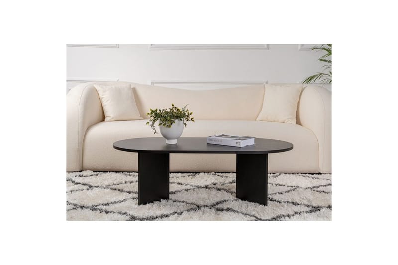 Sofabord Hasina Tre Svart - Tre Svart - Møbler - Bord - Sofabord & salongbord
