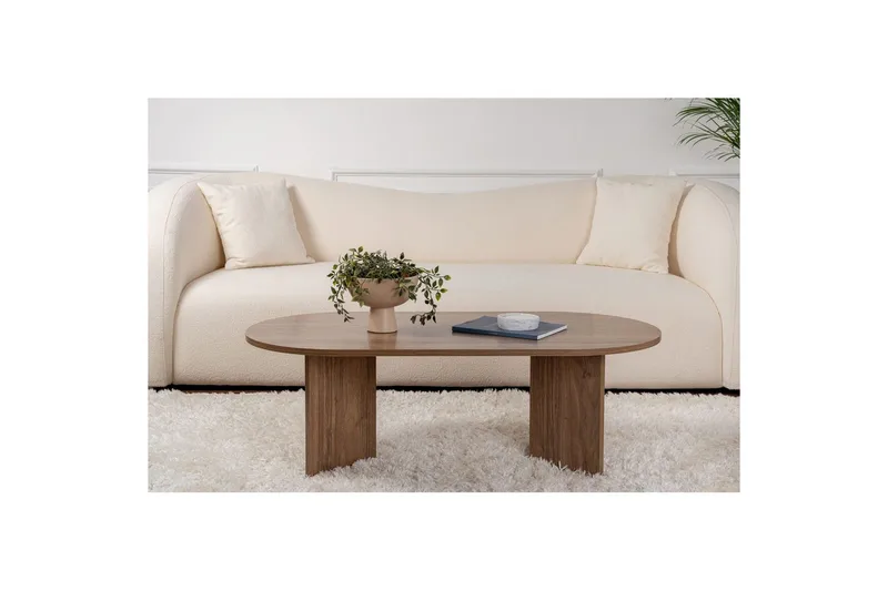 Sofabord Hasina Valnøtt - Valnøtt - Møbler - Bord - Sofabord & salongbord