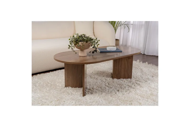 Sofabord Hasina Valnøtt - Valnøtt - Møbler - Bord - Sofabord & salongbord