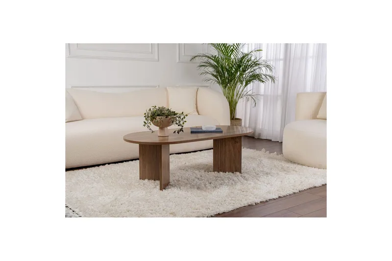 Sofabord Hasina Valnøtt - Valnøtt - Møbler - Bord - Sofabord & salongbord