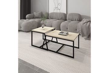 Sofabord Hebamal Travertin - Natur - Møbler - Bord - Sofabord & salongbord