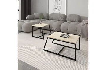 Sofabord Hebamal Travertin - Natur - Møbler - Bord - Sofabord & salongbord