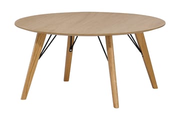 Helena Sofabord 80 cm Rundt - Eikefiner/Eik - Møbler - Bord - Sofabord & salongbord