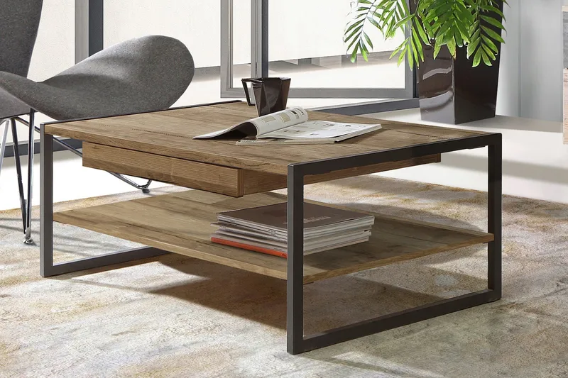 Holmeswood Sofabord 111 cm - Brun - Møbler - Bord - Sofabord & salongbord