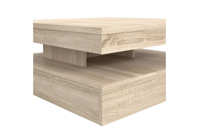 Holmeswood Sofabord 78 cm med Oppbevaringshylle - Brun - Møbler - Bord - Sofabord & salongbord - Sofabord med oppbevaring