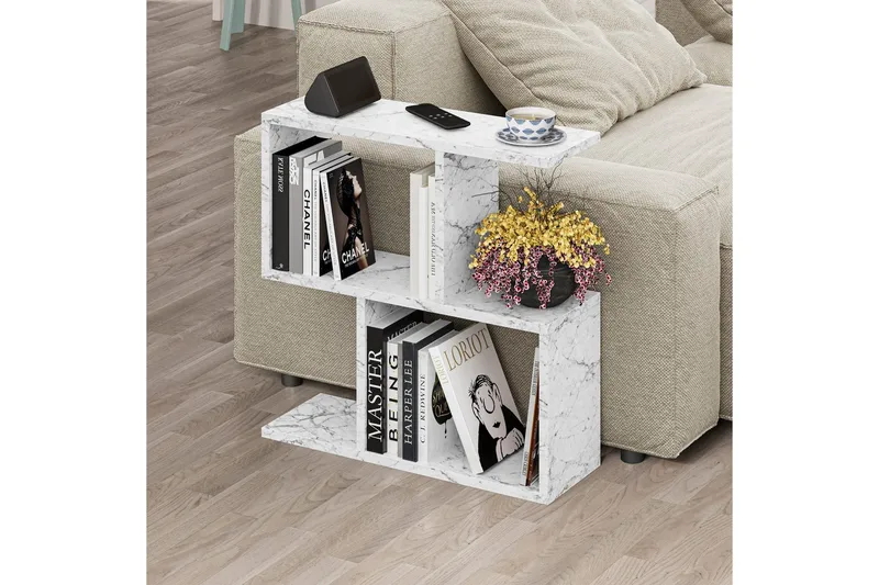 Sofabord Homemania Carrara Marmor - Carrara Marmor - Møbler - Bord - Marmorbord