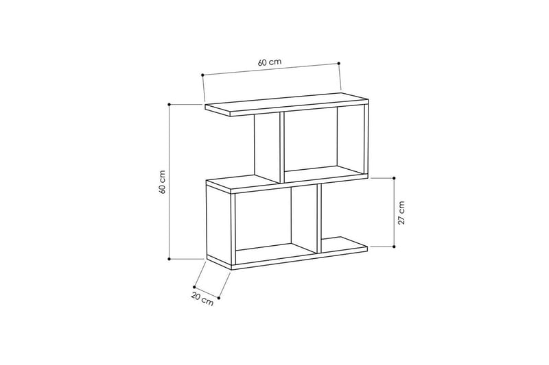 Sofabord Homemania Tre / Svart - Tre / Svart - Møbler - Bord - Sofabord & salongbord