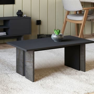 Sofabord Homitis Ravello (90 x 40 x 50 cm) Marmor antrasitt - Møbler - Bord - Sofabord & salongbord