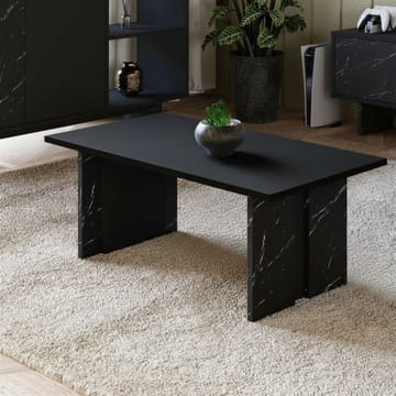Sofabord Homitis Ravello (90 x 40 x 50 cm) Svart marmor - Møbler - Bord - Sofabord & salongbord