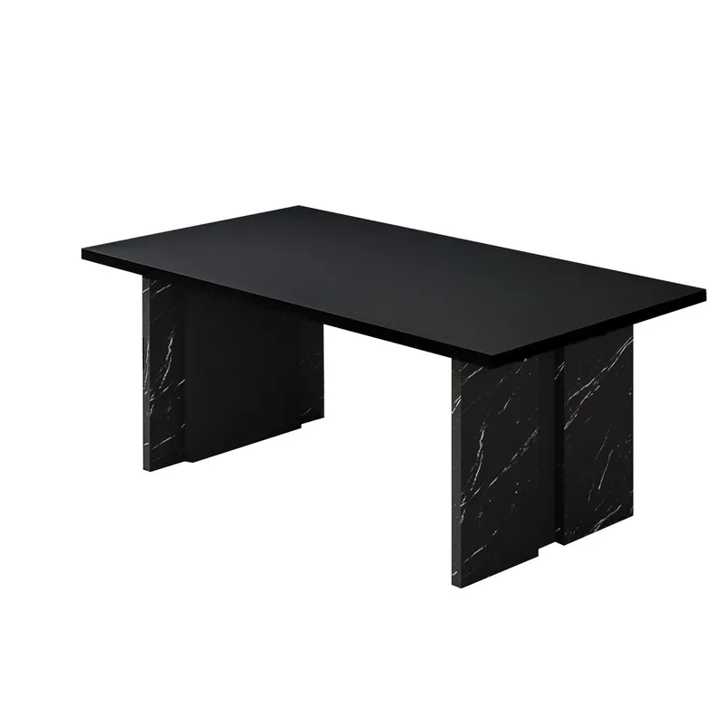 Sofabord Homitis Ravello (90 x 40 x 50 cm) Svart marmor