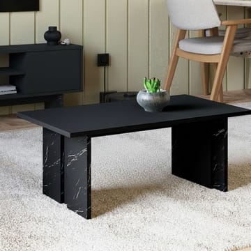 Sofabord Homitis Ravello (90 x 40 x 50 cm) Svart marmor - Møbler - Bord - Sofabord & salongbord