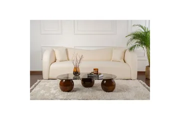 Sofabord Homitis Sofabord Jaromere Valnøtt / Grå Mellommørkt tre, grå - Møbler - Bord - Sofabord & salongbord