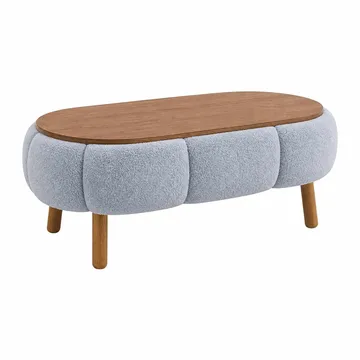 Sofabord Homitis Papatya (98 x 45 x 68 cm) Grå