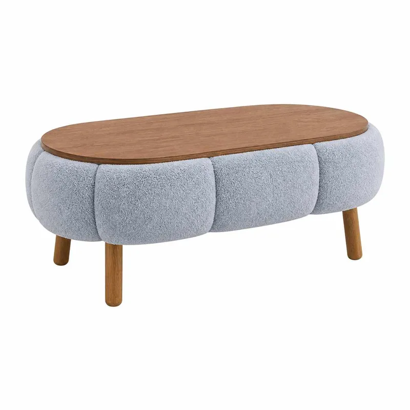 Sofabord Homitis Papatya (98 x 45 x 68 cm) Grå