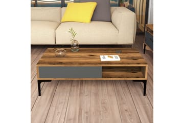 Hommaz Sofabord 105x32,6x105 cm - Brun - Møbler - Bord - Sofabord & salongbord