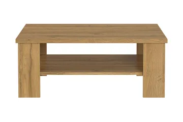 Hovencamp Sofabord 107 cm med Oppbevaringshylle - Brun - Møbler - Bord - Sofabord & salongbord